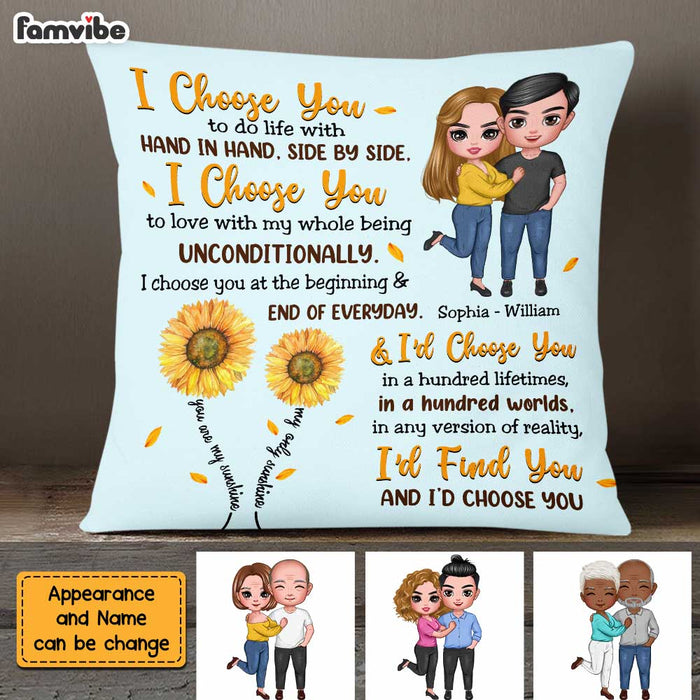 Personalized Couple I Choose You Pillow AG13 85O47 1