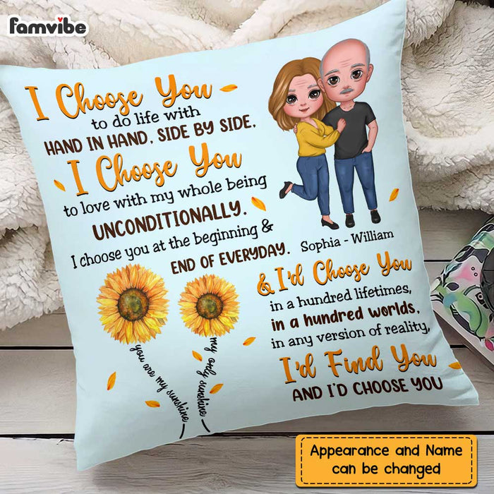 Personalized Couple I Choose You Pillow AG13 85O47 1
