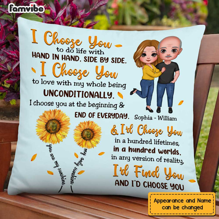 Personalized Couple I Choose You Pillow AG13 85O47 1