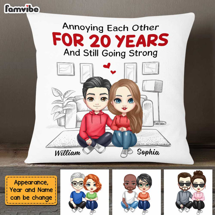 Personalized Couple Annoying Each Other Pillow AG36 32O47 1