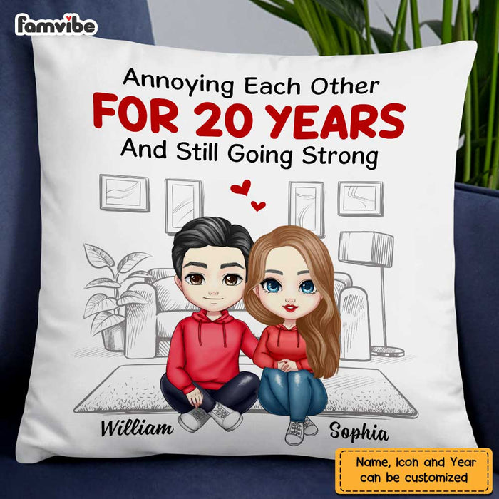 Personalized Couple Annoying Each Other Pillow AG36 32O47 1