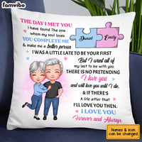 Personalized Couple The Day I Met You Pillow AG11 85O34 thumb 1