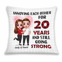 Personalized Couple Annoying Each Other Pillow AG31 32O34 thumb 1