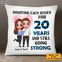 Personalized Couple Annoying Each Other Pillow AG31 32O34 thumb 1