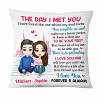 Personalized Love Couple Together Since Pillow AG32 32O47 thumb 1