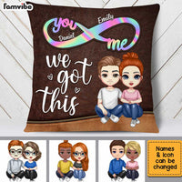 Personalized Couple Infinity We Got This Pillow AG12 30O34 thumb 1