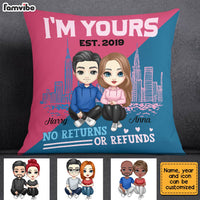 Personalized Couple I'm Yours No Returns Or Refunds Pillow AG35 32O28 thumb 1