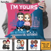 Personalized Couple I'm Yours No Returns Or Refunds Pillow AG35 32O28 thumb 1