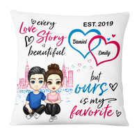 Personalized Couple Together Since Beautiful Love Story Pillow AG34 32O53 thumb 1