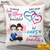 Personalized Couple Together Since Beautiful Love Story Pillow AG34 32O53 1