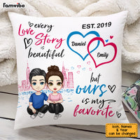 Personalized Couple Together Since Beautiful Love Story Pillow AG34 32O53 thumb 1