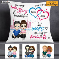 Personalized Couple Together Since Beautiful Love Story Pillow AG34 32O53 thumb 1