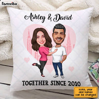 Personalized Couple Caricature Pillow AG31 30O28 thumb 1