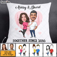 Personalized Couple Caricature Pillow AG31 30O28 thumb 1