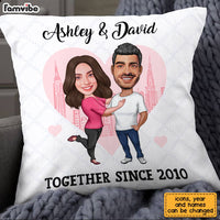 Personalized Couple Caricature Pillow AG31 30O28 thumb 1