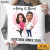 Personalized Couple Caricature Pillow AG31 30O28 1