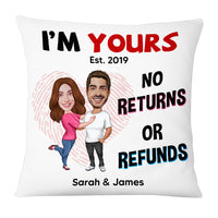 Personalized Couple Caricature Pillow AG32 30O53 thumb 1