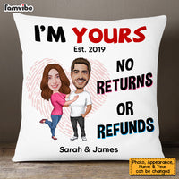 Personalized Couple Caricature Pillow AG32 30O53 thumb 1