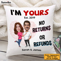 Personalized Couple Caricature Pillow AG32 30O53 thumb 1