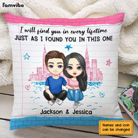 Personalized Couple Together Pillow AG33 23O31 thumb 1