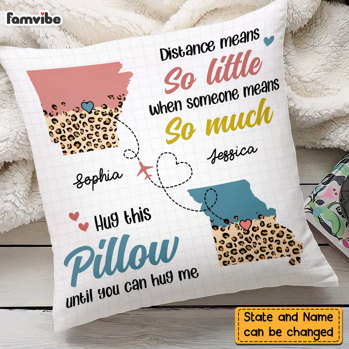 Personalized Long Distance Pillow AG142 85O47 1