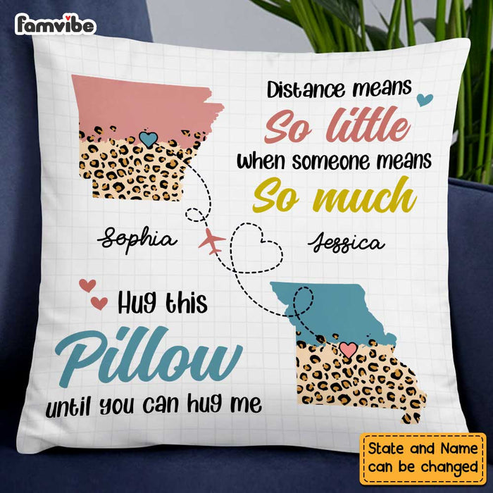 Personalized Long Distance Pillow AG142 85O47 1