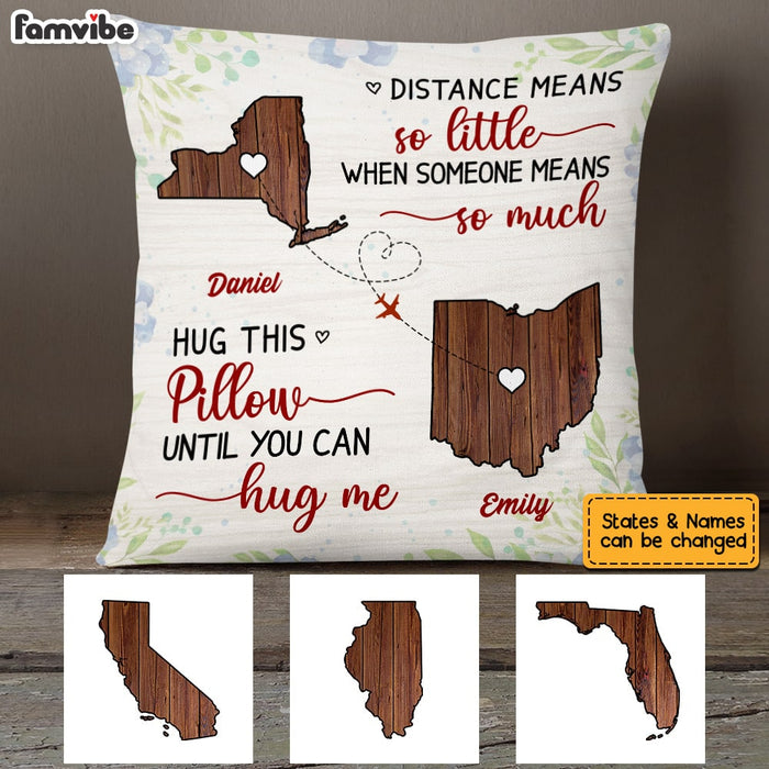 Personalized Long Distance Pillow AG44 30O53 1