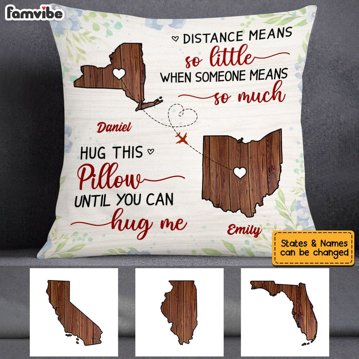 Personalized Long Distance Pillow AG44 30O53 1