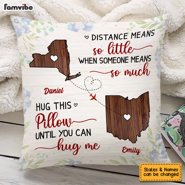 Personalized Long Distance Pillow AG44 30O53 1