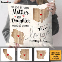 Personalized Long Distance Mom Pillow AG42 30O28 thumb 1