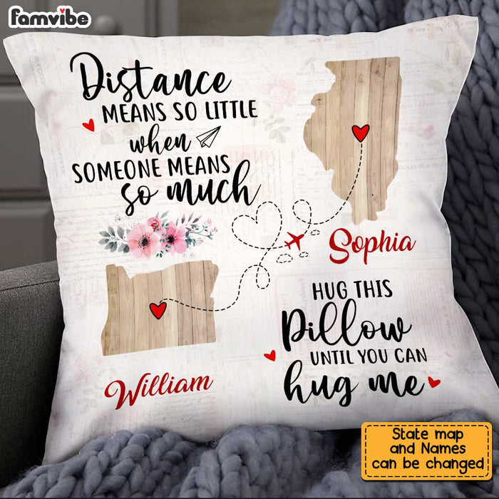 Personalized Long Distance Pillow AG46 30O34 1