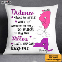 Personalized Long Distance Mom Means So Much Pillow AG44 23O34 thumb 1