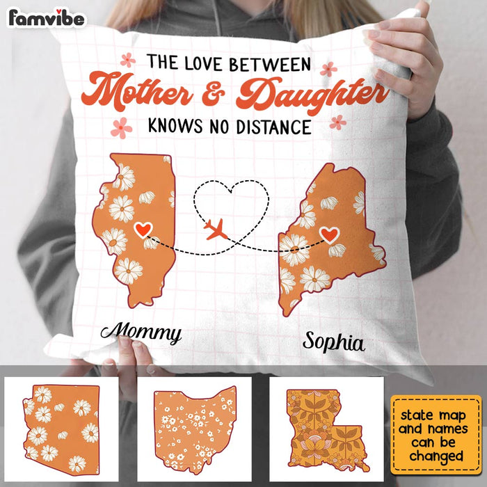 Personalized Boho Daughter Long Distance Pillow AG52 85O28 1
