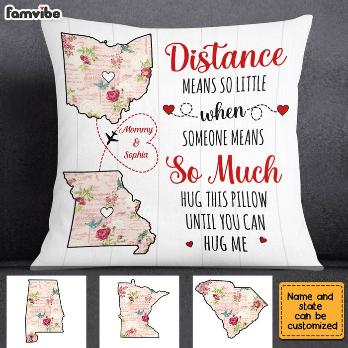 Personalized Long Distance Pillow AG62 32O28 1