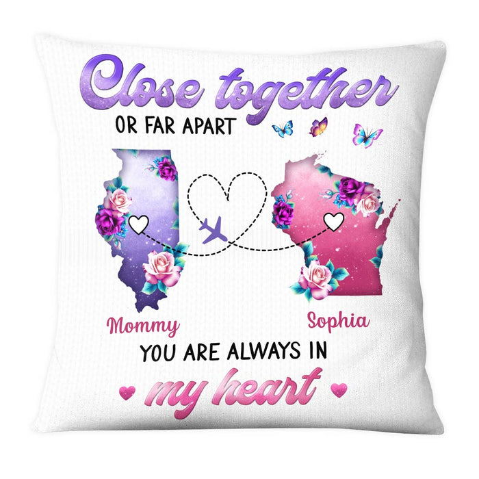 Personalized Boho Daughter Long Distance Pillow AG53 85O28 1