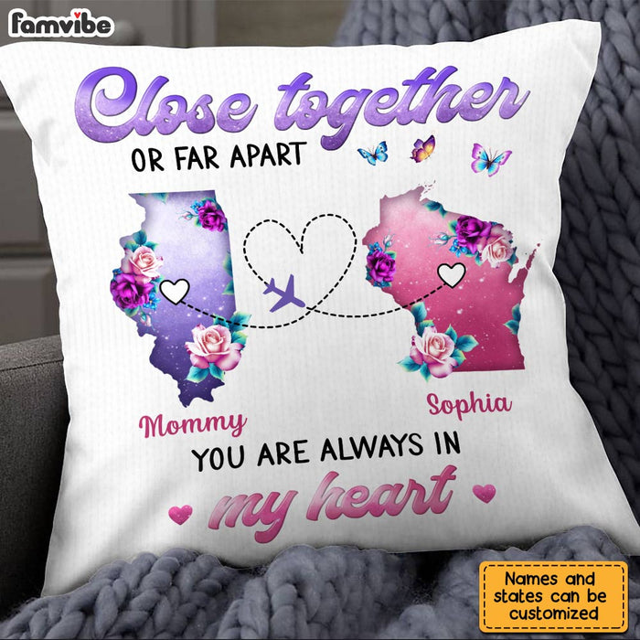 Personalized Boho Daughter Long Distance Pillow AG53 85O28 1
