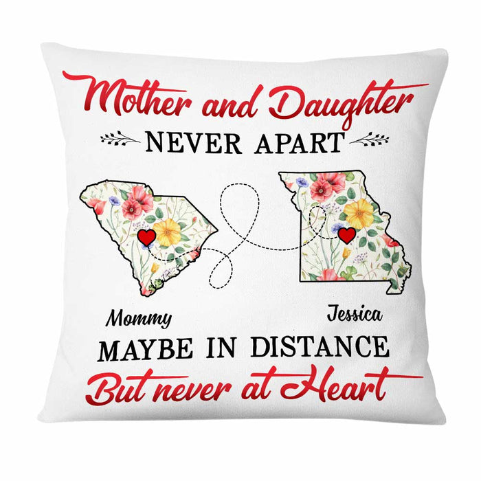 Personalized Daughter Long Distance Flower Pillow AG51 85O47 1