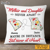 Personalized Daughter Long Distance Flower Pillow AG51 85O47 thumb 1