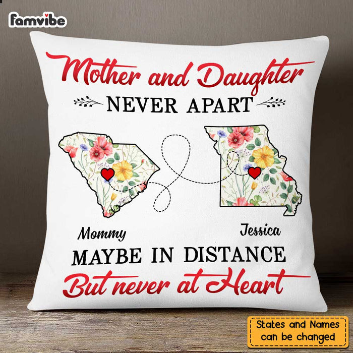 Personalized Daughter Long Distance Flower Pillow AG51 85O47 1