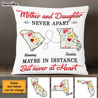 Personalized Daughter Long Distance Flower Pillow AG51 85O47 thumb 1