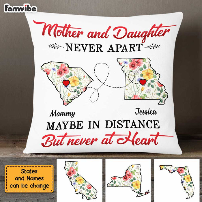 Personalized Daughter Long Distance Flower Pillow AG51 85O47 1