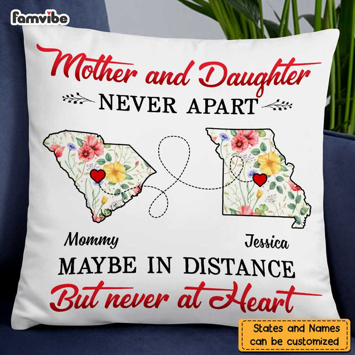 Personalized Daughter Long Distance Flower Pillow AG51 85O47 1