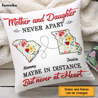 Personalized Daughter Long Distance Flower Pillow AG51 85O47 thumb 1