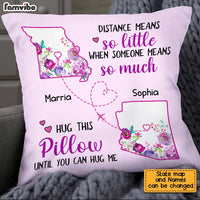Personalized  Long Distance Pillow AG83 32O34 thumb 1