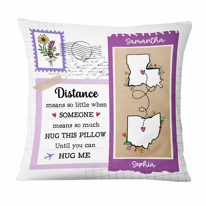 Personalized  Long Distance Pillow AG81 32O47 1