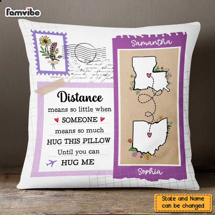 Personalized  Long Distance Pillow AG81 32O47 1