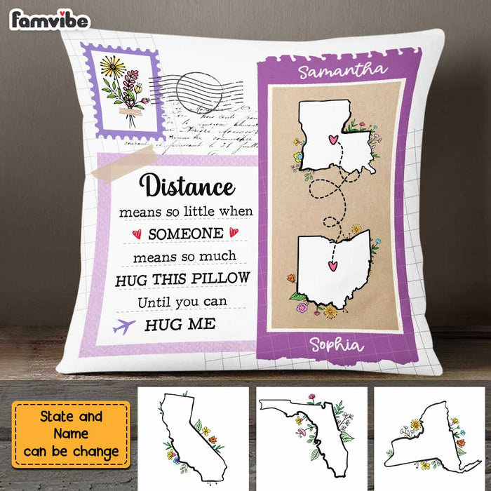 Personalized  Long Distance Pillow AG81 32O47 1