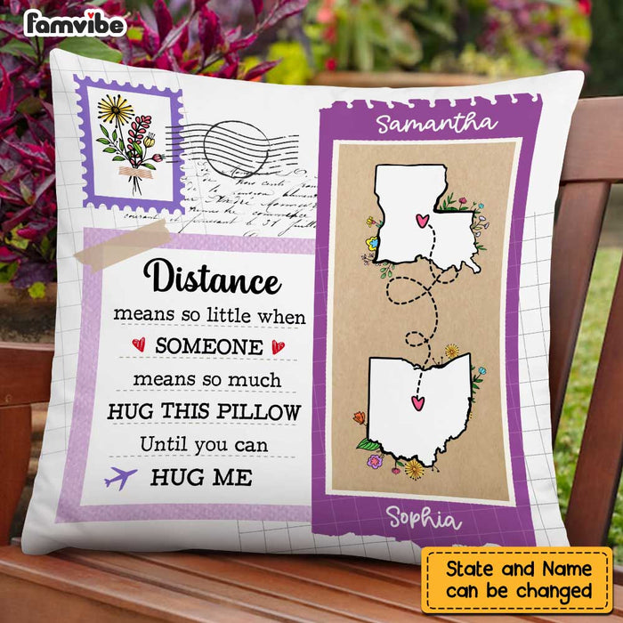 Personalized  Long Distance Pillow AG81 32O47 1