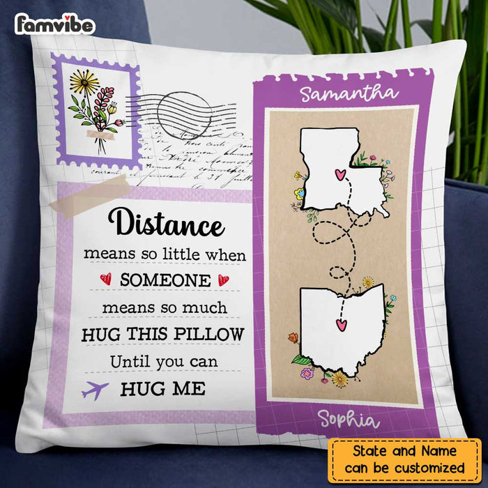 Personalized  Long Distance Pillow AG81 32O47 1