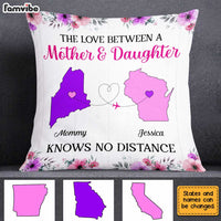 Personalized Long Distance Mother And Daughter Love Pillow AG53 30O31 thumb 1